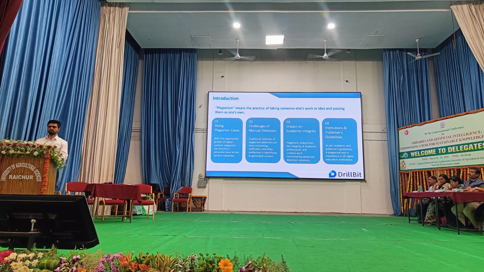 DrillBit Introduction presentation at 70th ILA Conference 2025