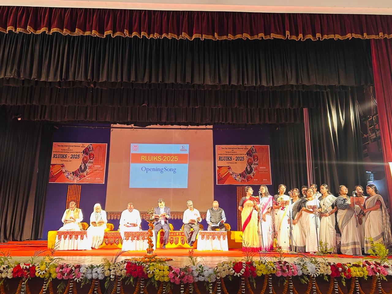 Opening ceremony at Lipika Auditorium, RLUIKS 2025